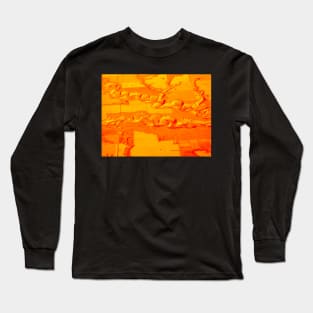 Homestead settlements on the Martian prairie frontier Long Sleeve T-Shirt